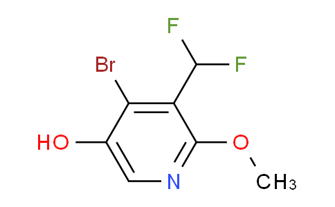 AM15664 | 1804461-86-6 | 4-Bromo-3-(difluoromethyl)-5-hydroxy-2-methoxypyridine