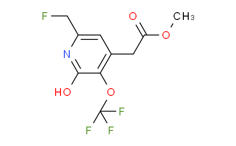 Methyl 6-(fluoromethyl)-2-hydroxy-3-(trifluoromethoxy)pyridine-4-acetate