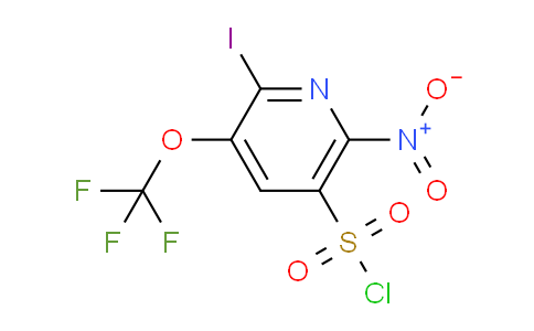 2-Iodo-6-nitro-3-(trifluoromethoxy)pyridine-5-sulfonyl chloride