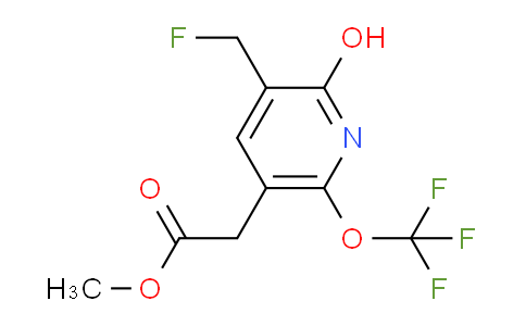 Methyl 3-(fluoromethyl)-2-hydroxy-6-(trifluoromethoxy)pyridine-5-acetate