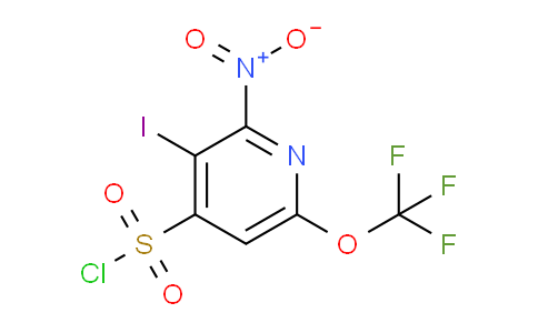 3-Iodo-2-nitro-6-(trifluoromethoxy)pyridine-4-sulfonyl chloride
