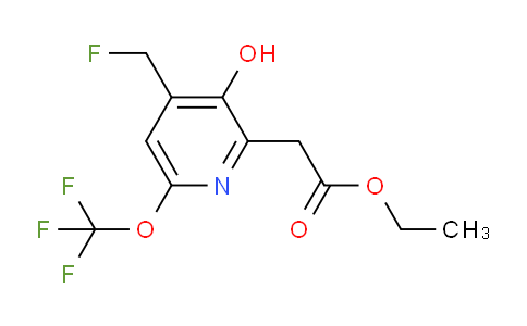AM156652 | 1804477-00-6 | Ethyl 4-(fluoromethyl)-3-hydroxy-6-(trifluoromethoxy)pyridine-2-acetate