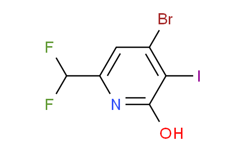 AM15666 | 1806907-23-2 | 4-Bromo-6-(difluoromethyl)-2-hydroxy-3-iodopyridine