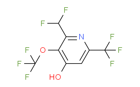 2-(Difluoromethyl)-4-hydroxy-3-(trifluoromethoxy)-6-(trifluoromethyl)pyridine