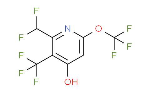 2-(Difluoromethyl)-4-hydroxy-6-(trifluoromethoxy)-3-(trifluoromethyl)pyridine