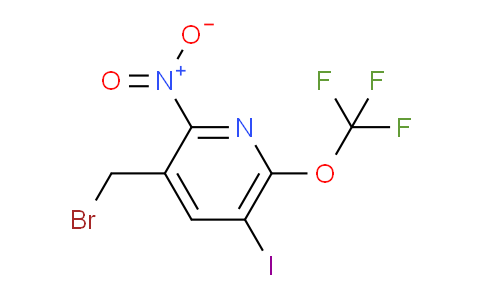 3-(Bromomethyl)-5-iodo-2-nitro-6-(trifluoromethoxy)pyridine