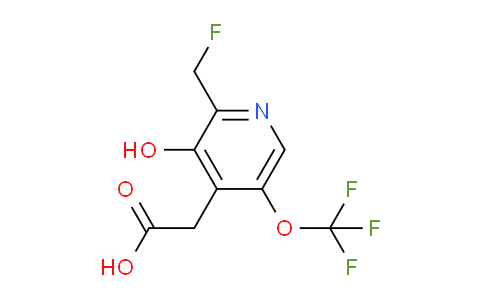 2-(Fluoromethyl)-3-hydroxy-5-(trifluoromethoxy)pyridine-4-acetic acid