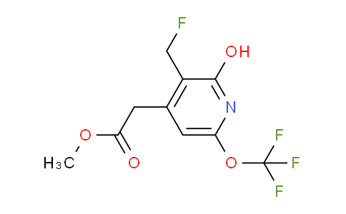 Methyl 3-(fluoromethyl)-2-hydroxy-6-(trifluoromethoxy)pyridine-4-acetate