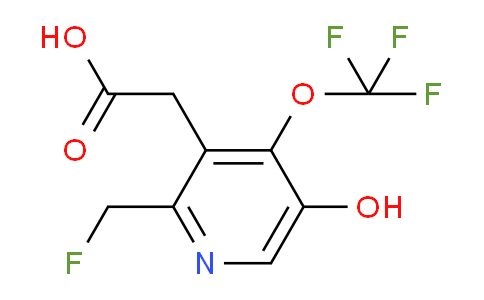 2-(Fluoromethyl)-5-hydroxy-4-(trifluoromethoxy)pyridine-3-acetic acid