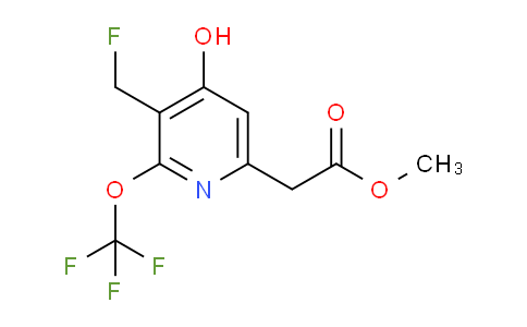 AM156707 | 1804363-96-9 | Methyl 3-(fluoromethyl)-4-hydroxy-2-(trifluoromethoxy)pyridine-6-acetate