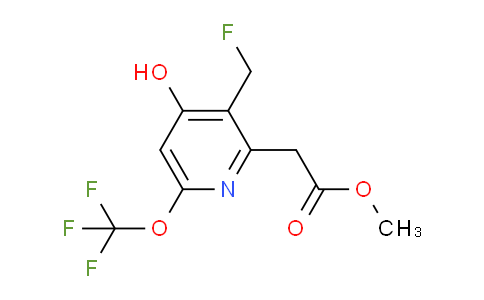 AM156710 | 1804725-74-3 | Methyl 3-(fluoromethyl)-4-hydroxy-6-(trifluoromethoxy)pyridine-2-acetate