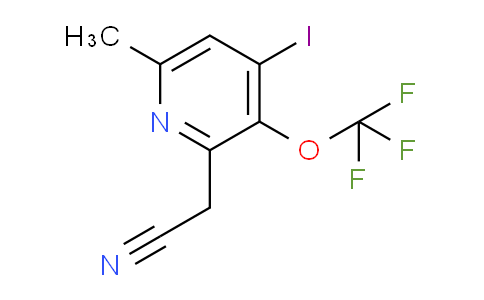AM156715 | 1806741-45-6 | 4-Iodo-6-methyl-3-(trifluoromethoxy)pyridine-2-acetonitrile
