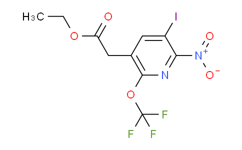 AM156719 | 1804351-71-0 | Ethyl 3-iodo-2-nitro-6-(trifluoromethoxy)pyridine-5-acetate