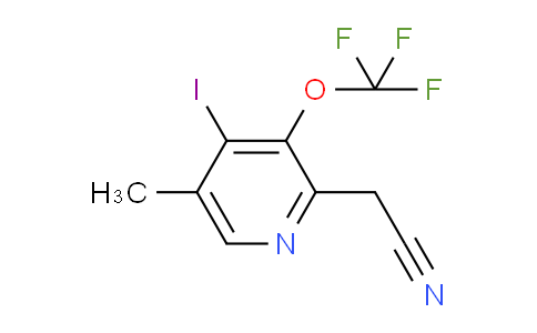 AM156720 | 1804835-40-2 | 4-Iodo-5-methyl-3-(trifluoromethoxy)pyridine-2-acetonitrile