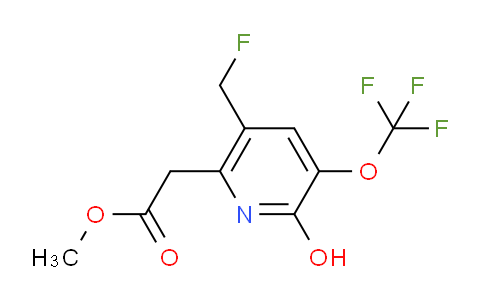 AM156726 | 1806038-50-5 | Methyl 5-(fluoromethyl)-2-hydroxy-3-(trifluoromethoxy)pyridine-6-acetate