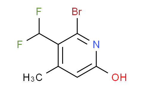 2-Bromo-3-(difluoromethyl)-6-hydroxy-4-methylpyridine
