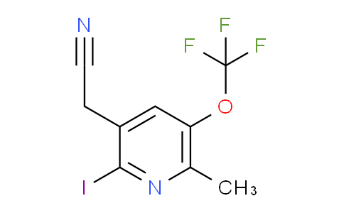 AM156756 | 1806171-79-8 | 2-Iodo-6-methyl-5-(trifluoromethoxy)pyridine-3-acetonitrile