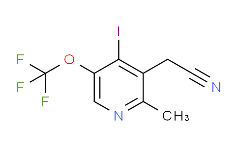 AM156762 | 1804830-85-0 | 4-Iodo-2-methyl-5-(trifluoromethoxy)pyridine-3-acetonitrile