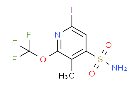 6-Iodo-3-methyl-2-(trifluoromethoxy)pyridine-4-sulfonamide