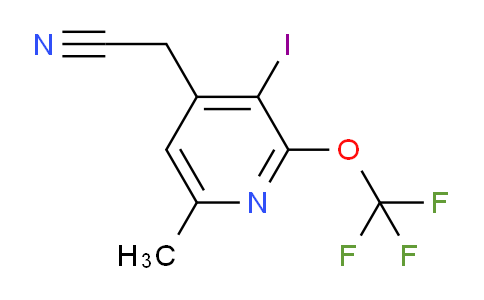 AM156773 | 1804835-45-7 | 3-Iodo-6-methyl-2-(trifluoromethoxy)pyridine-4-acetonitrile
