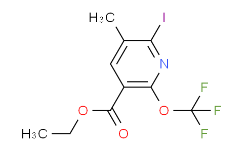 AM156785 | 1804735-30-5 | Ethyl 2-iodo-3-methyl-6-(trifluoromethoxy)pyridine-5-carboxylate