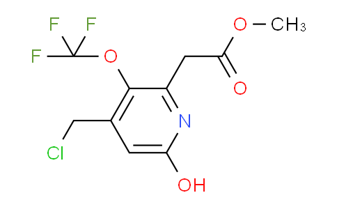 AM156790 | 1806024-12-3 | Methyl 4-(chloromethyl)-6-hydroxy-3-(trifluoromethoxy)pyridine-2-acetate