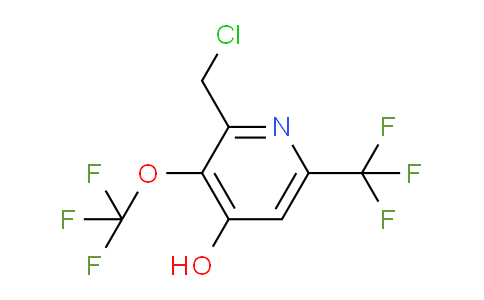 AM156801 | 1806736-60-6 | 2-(Chloromethyl)-4-hydroxy-3-(trifluoromethoxy)-6-(trifluoromethyl)pyridine