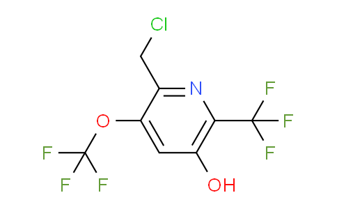 AM156805 | 1804832-74-3 | 2-(Chloromethyl)-5-hydroxy-3-(trifluoromethoxy)-6-(trifluoromethyl)pyridine