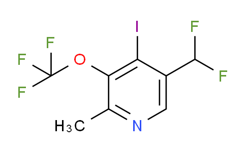 AM156808 | 1804440-84-3 | 5-(Difluoromethyl)-4-iodo-2-methyl-3-(trifluoromethoxy)pyridine