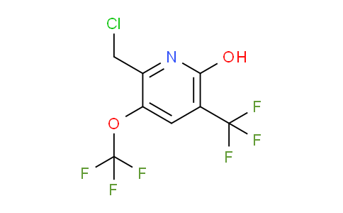 AM156813 | 1804830-62-3 | 2-(Chloromethyl)-6-hydroxy-3-(trifluoromethoxy)-5-(trifluoromethyl)pyridine
