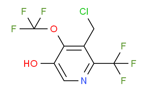 AM156823 | 1804830-78-1 | 3-(Chloromethyl)-5-hydroxy-4-(trifluoromethoxy)-2-(trifluoromethyl)pyridine