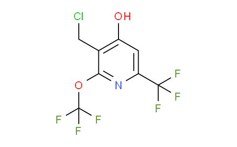 AM156829 | 1804480-33-8 | 3-(Chloromethyl)-4-hydroxy-2-(trifluoromethoxy)-6-(trifluoromethyl)pyridine