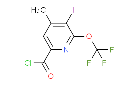 AM156847 | 1804737-23-2 | 3-Iodo-4-methyl-2-(trifluoromethoxy)pyridine-6-carbonyl chloride