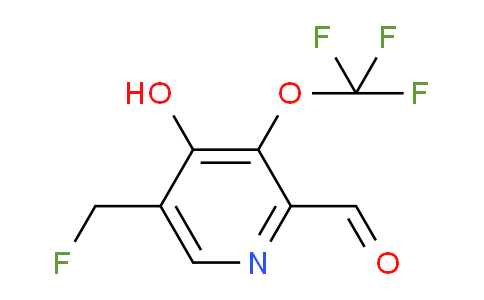 5-(Fluoromethyl)-4-hydroxy-3-(trifluoromethoxy)pyridine-2-carboxaldehyde