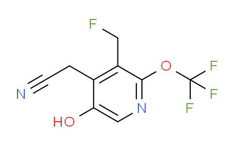 3-(Fluoromethyl)-5-hydroxy-2-(trifluoromethoxy)pyridine-4-acetonitrile