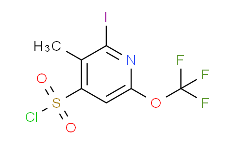 2-Iodo-3-methyl-6-(trifluoromethoxy)pyridine-4-sulfonyl chloride