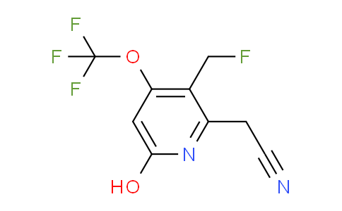 3-(Fluoromethyl)-6-hydroxy-4-(trifluoromethoxy)pyridine-2-acetonitrile