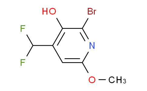 AM15688 | 1806833-80-6 | 2-Bromo-4-(difluoromethyl)-3-hydroxy-6-methoxypyridine