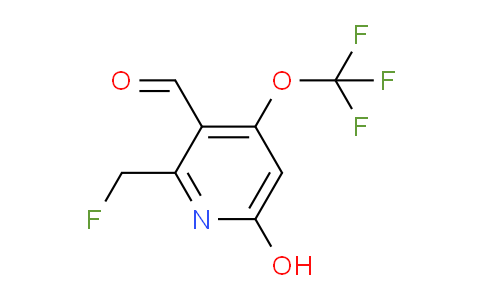 2-(Fluoromethyl)-6-hydroxy-4-(trifluoromethoxy)pyridine-3-carboxaldehyde