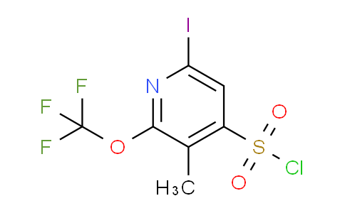 6-Iodo-3-methyl-2-(trifluoromethoxy)pyridine-4-sulfonyl chloride