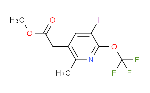 AM156892 | 1806724-86-6 | Methyl 3-iodo-6-methyl-2-(trifluoromethoxy)pyridine-5-acetate