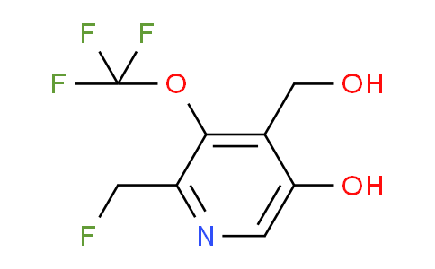 2-(Fluoromethyl)-5-hydroxy-3-(trifluoromethoxy)pyridine-4-methanol