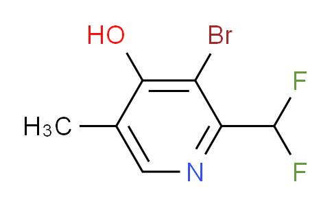 AM15690 | 1805168-86-8 | 3-Bromo-2-(difluoromethyl)-4-hydroxy-5-methylpyridine