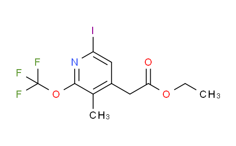 AM156905 | 1806165-50-3 | Ethyl 6-iodo-3-methyl-2-(trifluoromethoxy)pyridine-4-acetate
