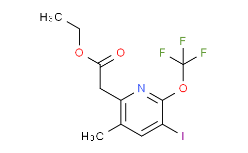 AM156927 | 1804365-23-8 | Ethyl 3-iodo-5-methyl-2-(trifluoromethoxy)pyridine-6-acetate