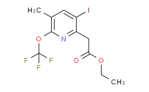 AM156928 | 1804775-93-6 | Ethyl 3-iodo-5-methyl-6-(trifluoromethoxy)pyridine-2-acetate