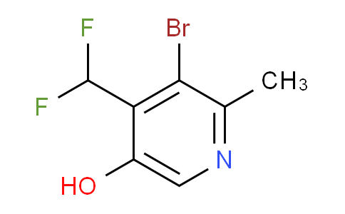 3-Bromo-4-(difluoromethyl)-5-hydroxy-2-methylpyridine