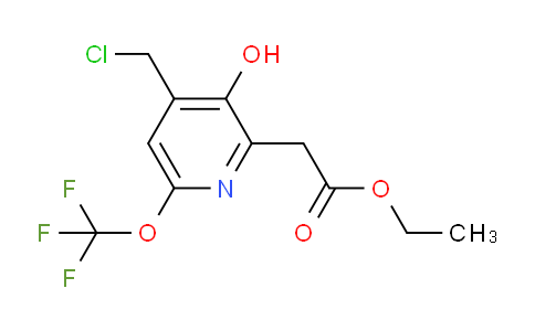 AM156940 | 1806267-93-5 | Ethyl 4-(chloromethyl)-3-hydroxy-6-(trifluoromethoxy)pyridine-2-acetate