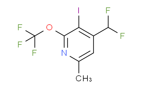 AM156951 | 1804363-76-5 | 4-(Difluoromethyl)-3-iodo-6-methyl-2-(trifluoromethoxy)pyridine