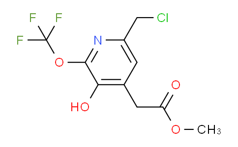 AM156961 | 1806730-30-2 | Methyl 6-(chloromethyl)-3-hydroxy-2-(trifluoromethoxy)pyridine-4-acetate